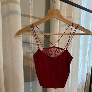 Hollister Lace Back Tank Top